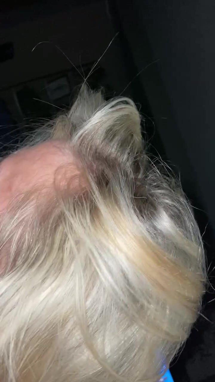 Blonde wife sucking me dry