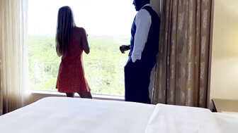 Hung black stud fucks that cuckold white milf and impregnates her