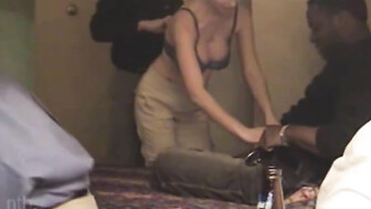 Hubby organizes a gangbang for his wife and films it