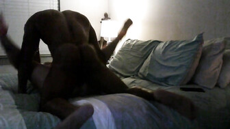 Mandingo With a Sexy Texan Hotwife Fucking and Sucking in His Bedroom