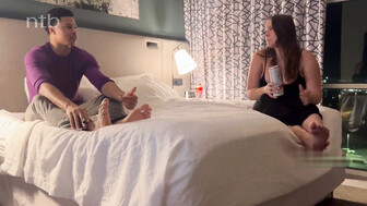 That horny and lusty cuckold white wife finally meets her new bbc crush