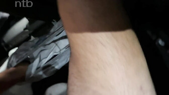 Hubby and black stud cums on cuckold white wife's pussy and ass