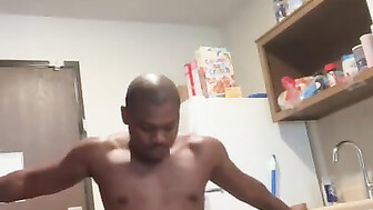 Black guy making her take his BBC