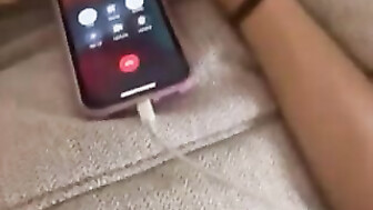 Cheating while talking to boyfriend on the phone