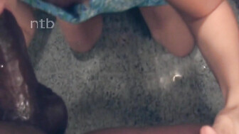 Young Sexy Blonde Fucks a Black Man and Gets a Creampie