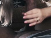 Booty cuckold white milf shows her hubby how much she love bbc