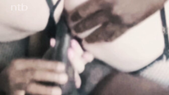 Booty cuckold white milf shows her hubby how much she love bbc