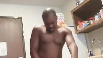 Black guy making her take his BBC