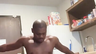 Black guy making her take his BBC