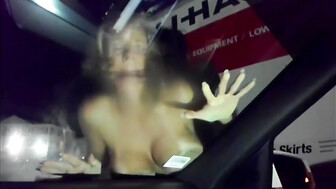 Useless husband Watching Bull Fuck His Wife in the Car