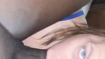 Hotwife Sucking and Fucking Her Black Bull with Husband Filming