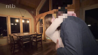 Blond white babe gets another bbc creampie in that shaved pussy