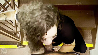 Hot Latina eats big black dick