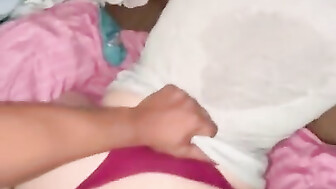 White blonde takes BBC doggystyle