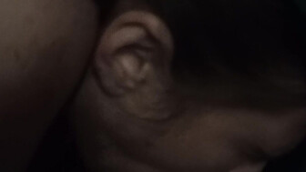 Sucking husbands dick.