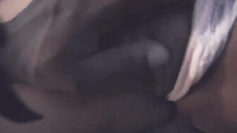 Pink lace panties make him CUM HARD all over my ass