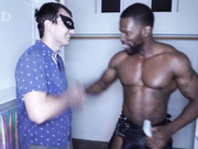 Cuckold white wife pleases her black lover in front of her hubby