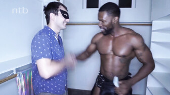 Cuckold white wife pleases her black lover in front of her hubby