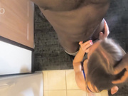 Hot wife and BBC lover in the kitchen