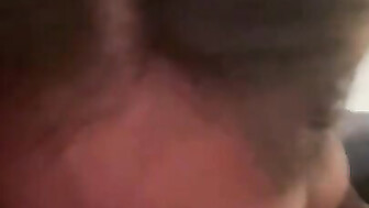 Latina gives big black cock deepthroat