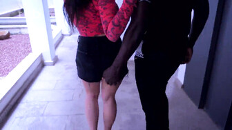 Brunette white milf fucks big black cock for the first time