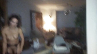 Beautiful wife fucking pretend BBC dildo