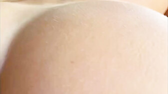 Pretty blond babe takes that bbc bareback in her bald pussy