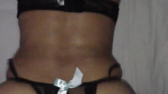 Hot Wife takes BBC doggy bareback part 2! Love the sounds she makes