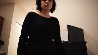 White whore loves dark chocolate