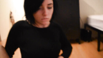 White whore loves dark chocolate