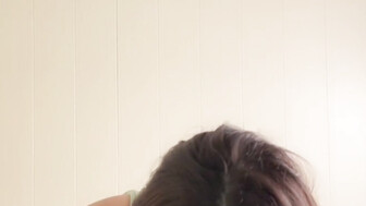 Busty white babe takes bbc creampie on her round ass