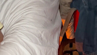 Cuckold blond gets bbc while her hubby is jacking off