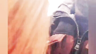 Redhead slut gets bbc in the store