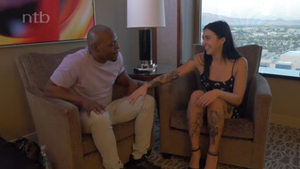 Sexy babe took BBC cum like a champ