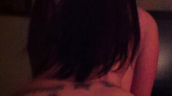 Hotwife Christine rides friend for creampie