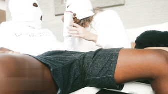 Hubby cleans wife and eats her bbc creampie before having sloppy seconds