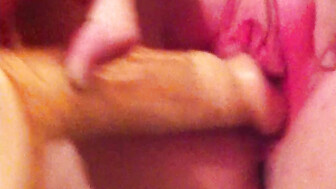 Wife plays and rides dildo