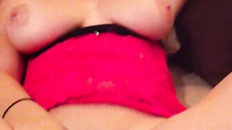 Wife plays and rides dildo