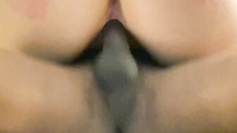 Military wife loves taking BBC while husband films