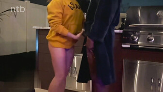 Blond cuckold white babe gets impregnated by her endowed black stud