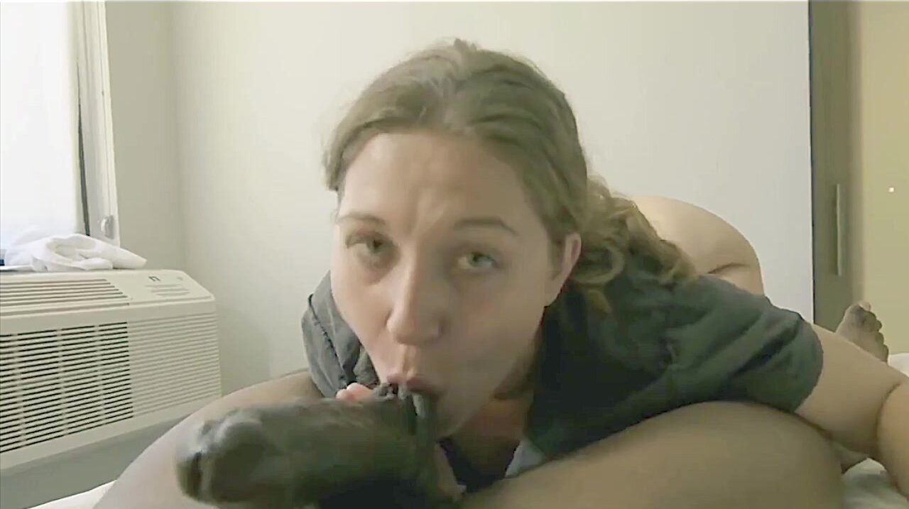 This slut loves eating black dicks while hubby is away