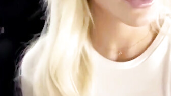 Milf swallows BBC cum after grocery shopping