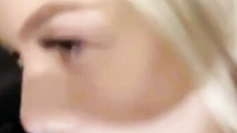 Milf swallows BBC cum after grocery shopping