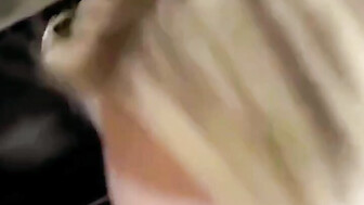 Milf swallows BBC cum after grocery shopping