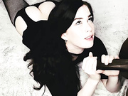 Sexy whore enjoying bbc for lunch