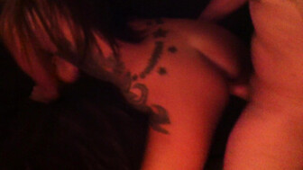 Wife fucks friend for a cumshot