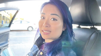 Sexy honey fucks that bbc again and milks his hard black balls dry