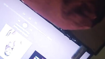 Black bull thick wife cum first time eating her out