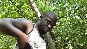 Hottie takes BBC outside