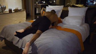 White teen gets fucked by black bull